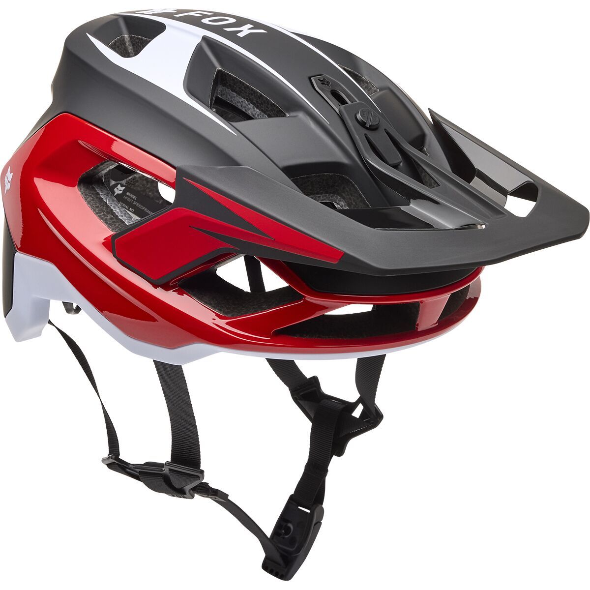Image of Fox Racing Speedframe Mips Pro Helmet Florescent Red Defy, S