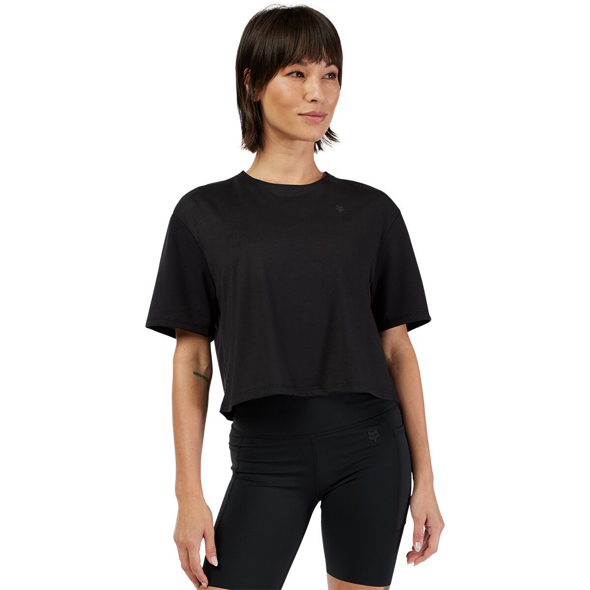 Image of Fox Racing Forums Short-Sleeve Tech T-Shirt - Women's Black, L