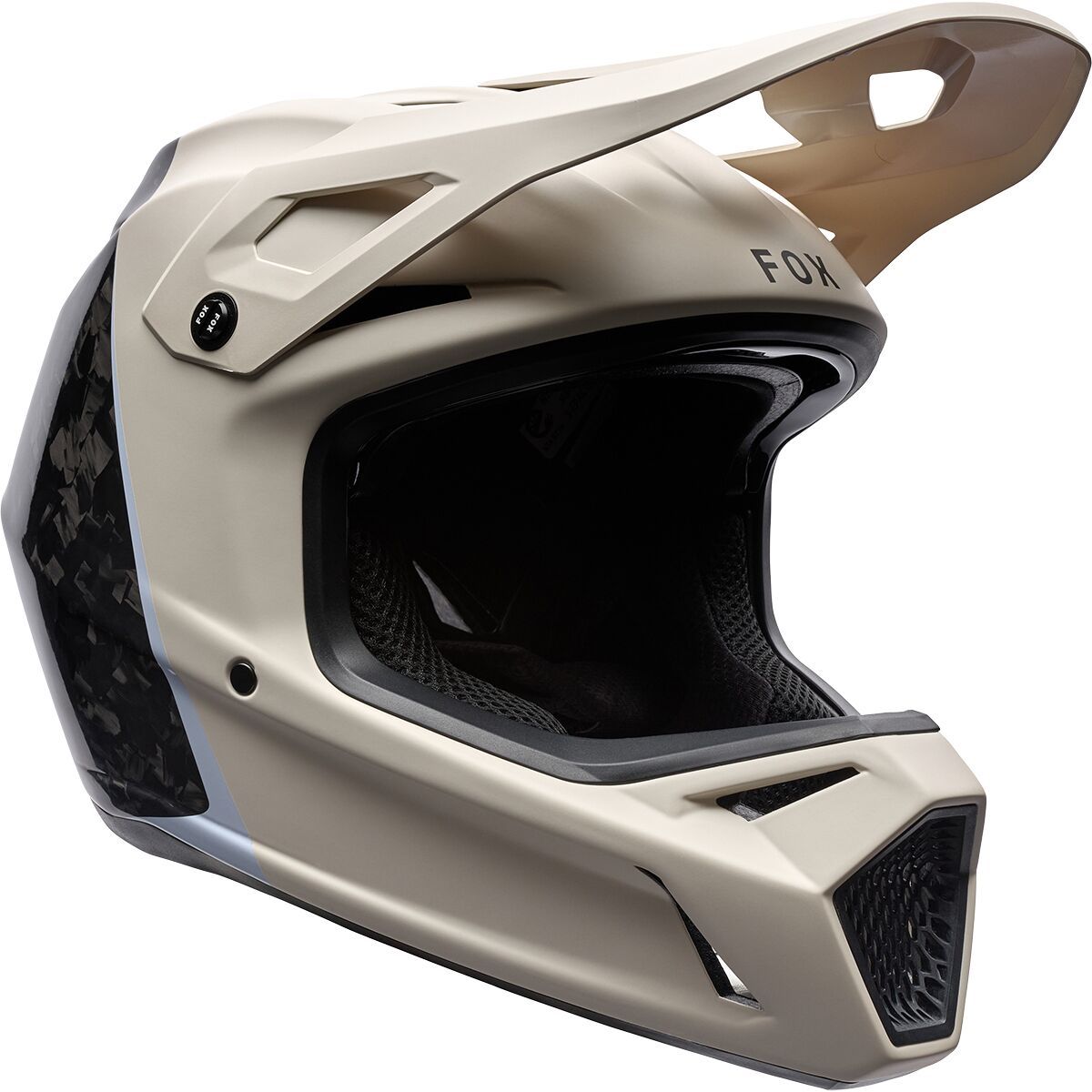 Image of Fox Racing Rampage RS Splice Mips Helmet Chalk Splice, M