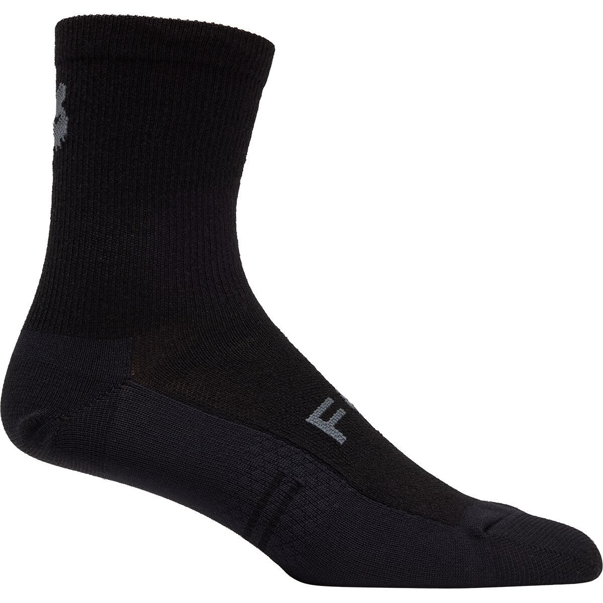 Image of Fox Racing Flexair Merino 6in Sock Black, L/XL