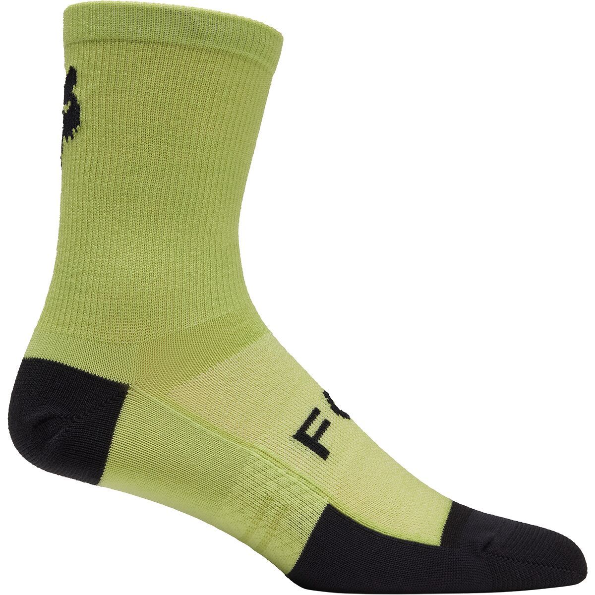 Image of Fox Racing Flexair Merino 6in Sock Lime, S/M