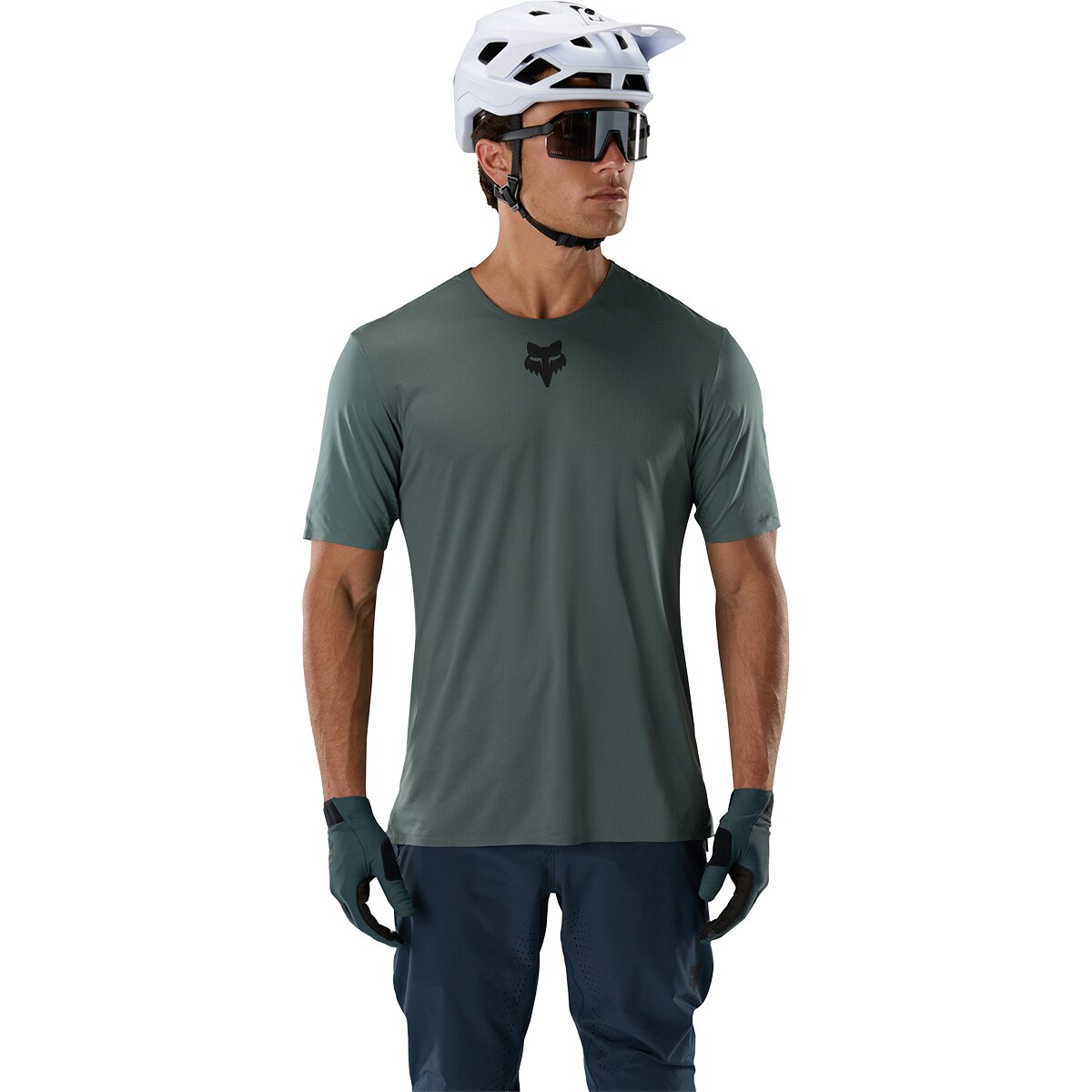 Fox Racing Fox Racing Flexair Short-Sleeve Jersey - Men's Sage, XL