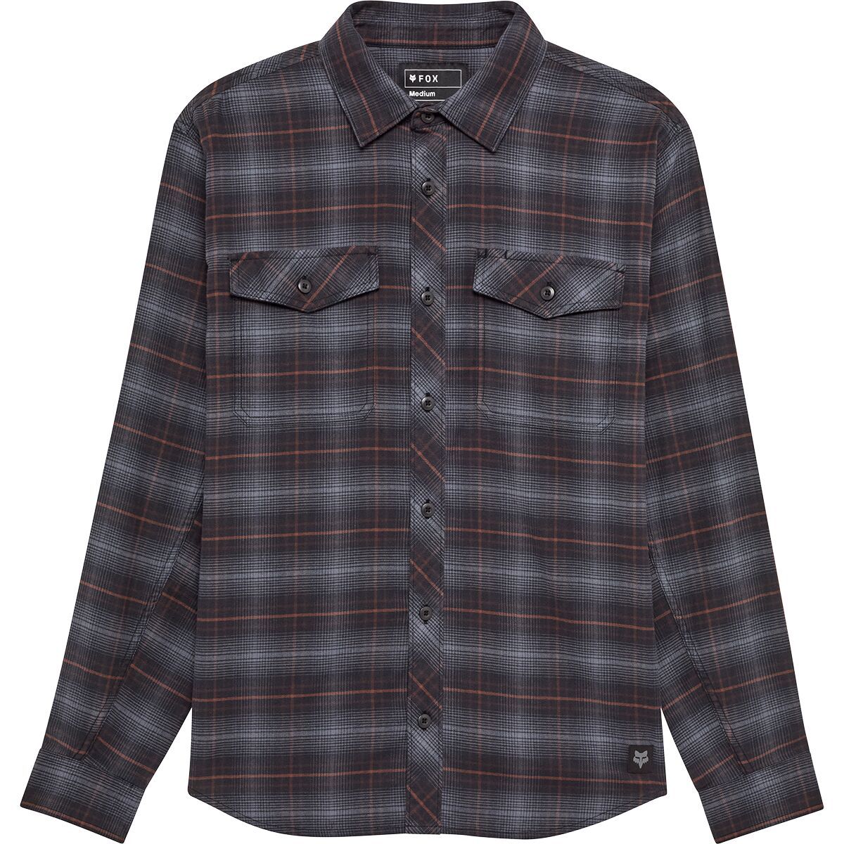 Image of Fox Racing Survivalist Stretch Flannel Long-Sleeve Shirt - Men's Black, L