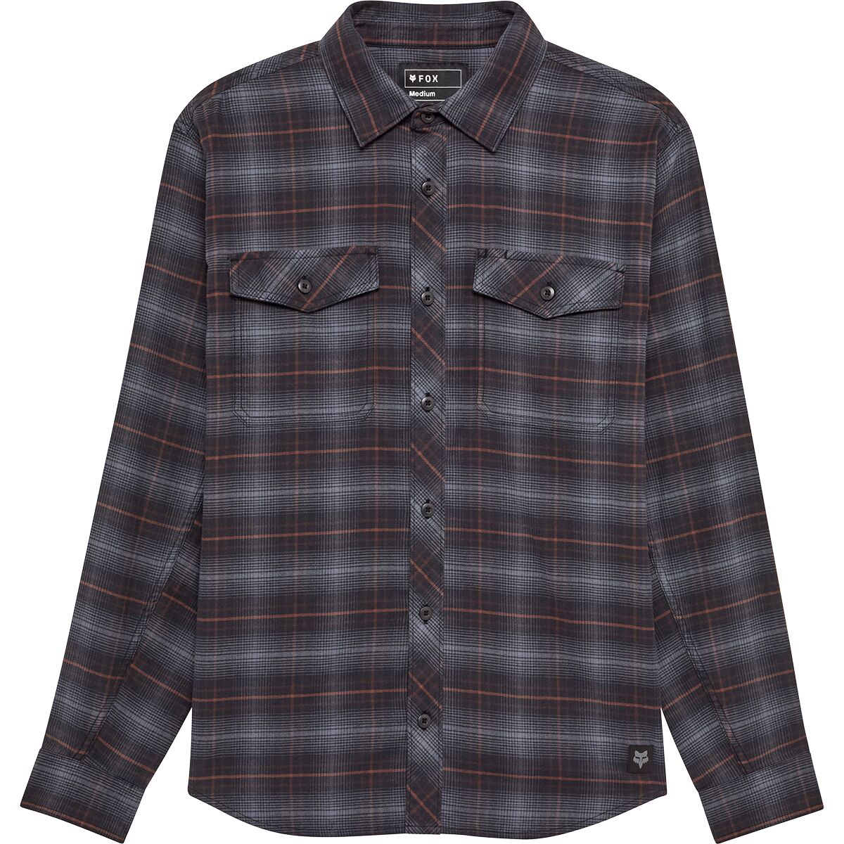 Image of Fox Racing Survivalist Stretch Flannel Long-Sleeve Shirt - Men's Black, XL