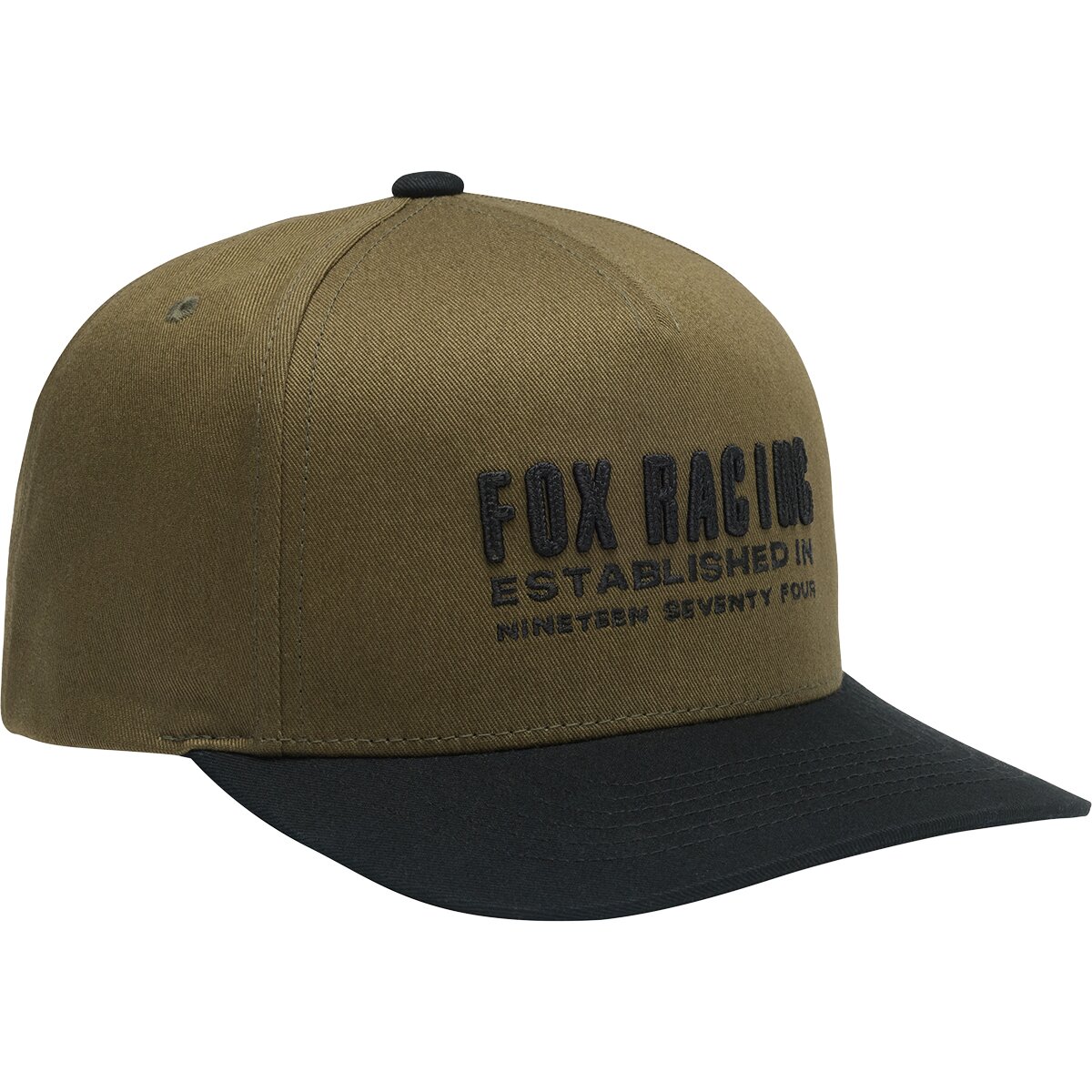 Image of Fox Racing Warped Snapback Hat Olive Green, One Size