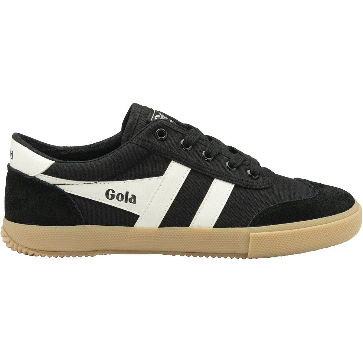 Image of Gola Badminton Shoe - Women's Black/Off White/Gum, 10.0