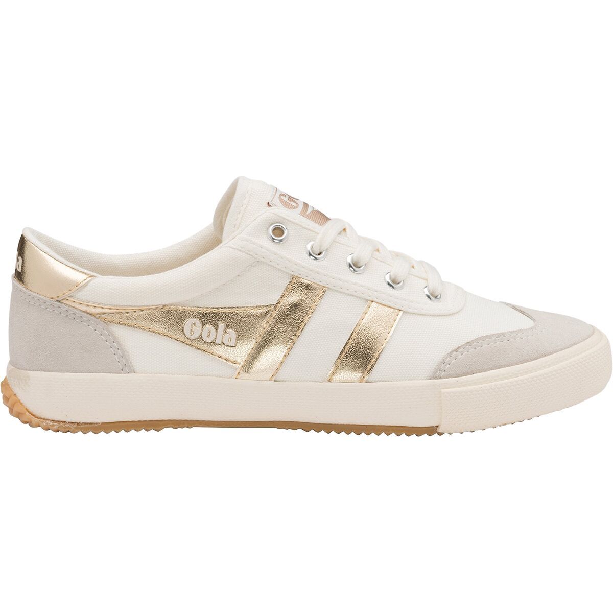 Image of Gola Badminton Shoe - Women's Off White/Gold, 11.0
