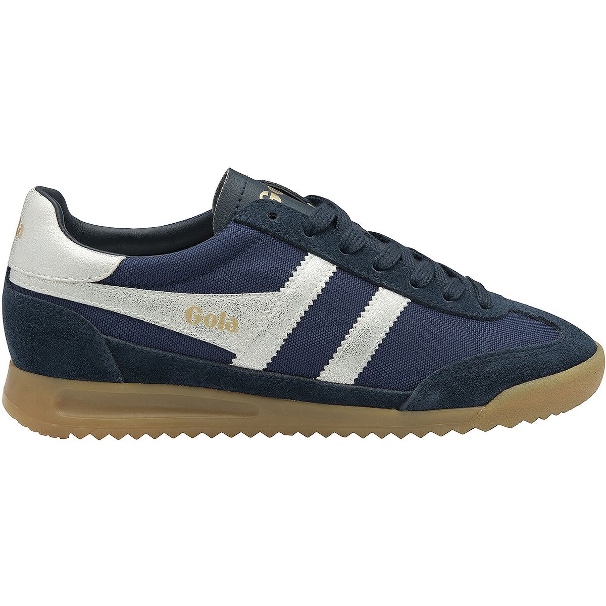 Image of Gola Tornado Shoe - Women's Navy/Silver, 10.0