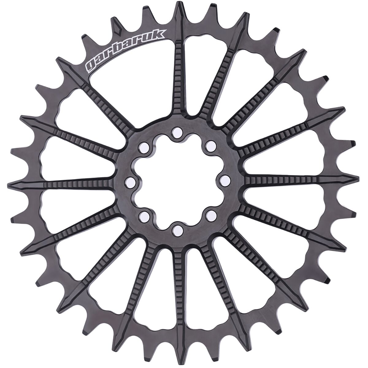 Image of Garbaruk Direct Mount Chainring for SRAM 8-bolt Black, 32t, Round, Boost