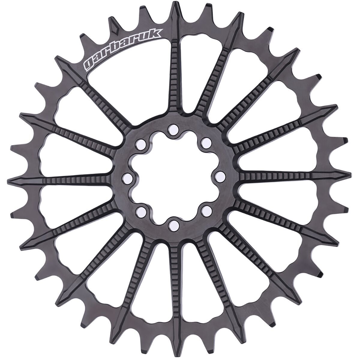 Image of Garbaruk Direct Mount Chainring for SRAM 8-bolt Black, 30t, Round, Boost