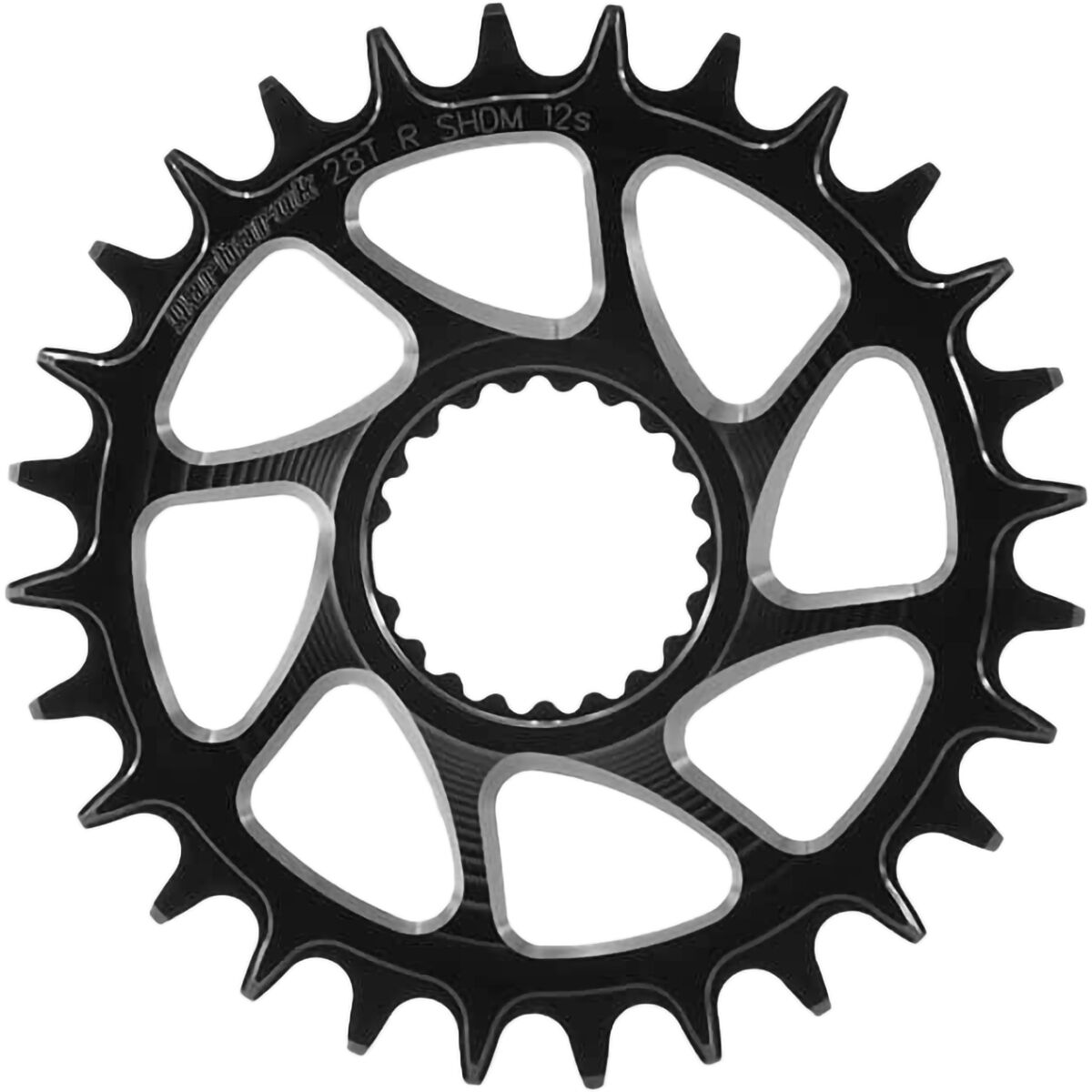 Image of Garbaruk M7100/M8100 Round Chainring Black, 32t