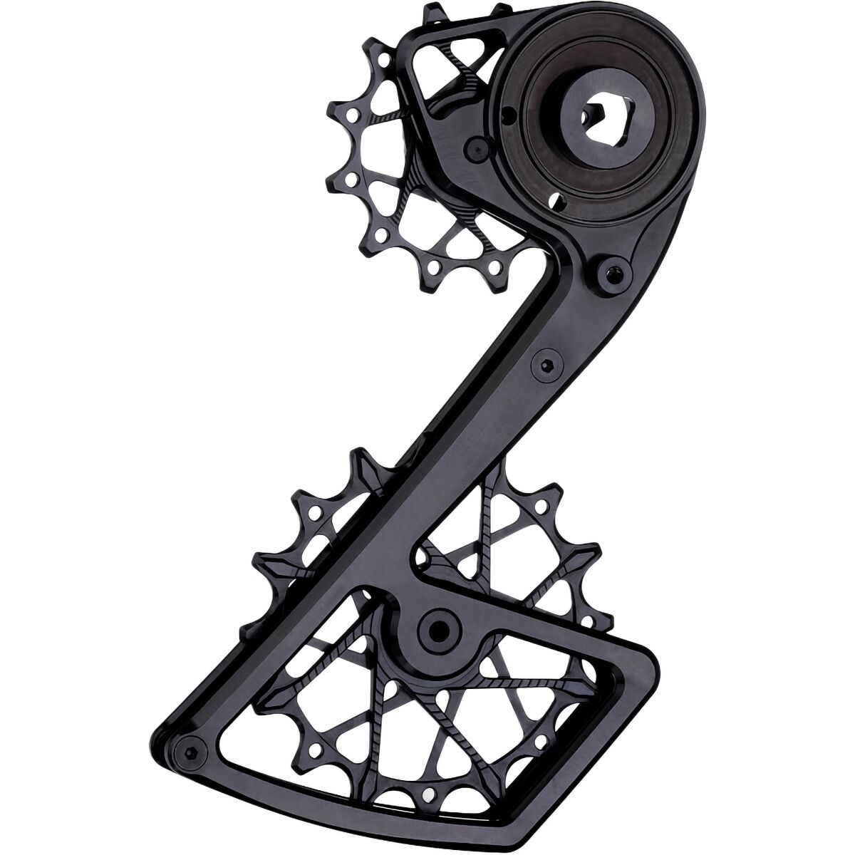 Image of Garbaruk Rear Derailleur Cage + Pulleys Kit Black, 12,16t, Sram Force AXS 12-Spd