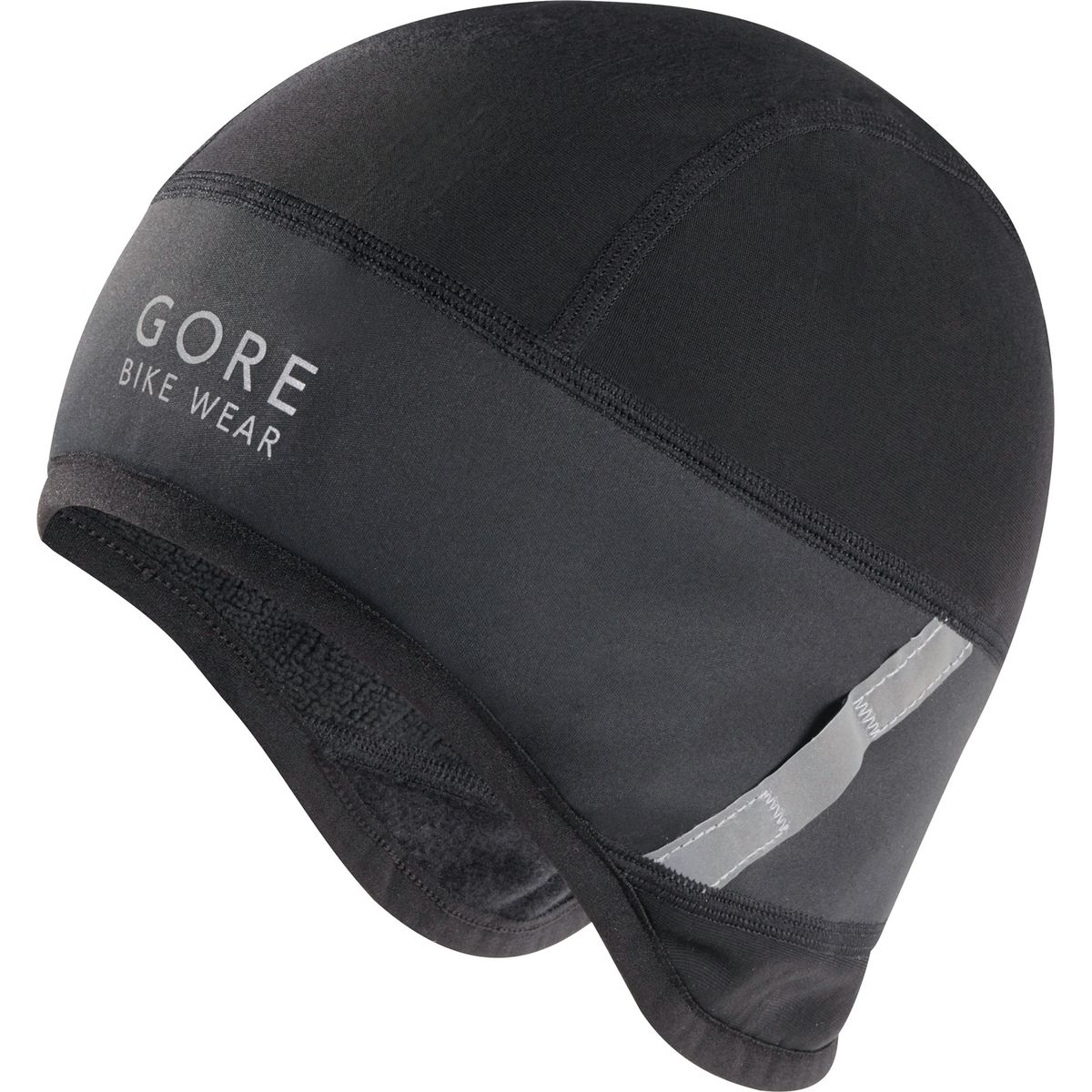 Large Gore Bike Wear Universal SO Helmet Cap Black Windstopper Soft Shell New 