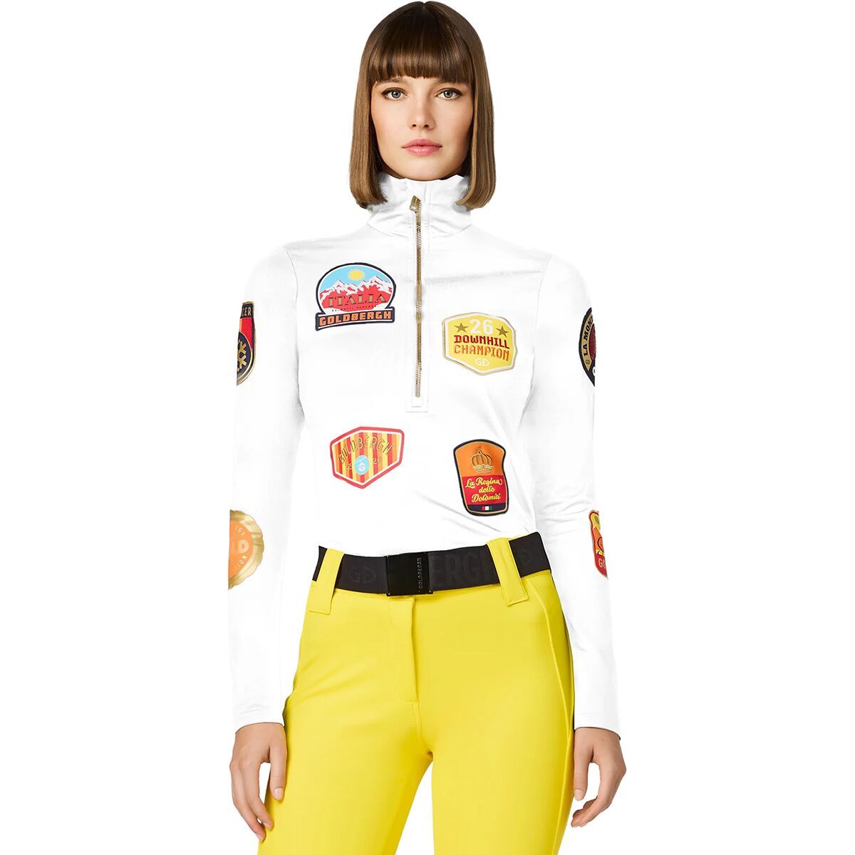 Image of Goldbergh Triumph Ski Pully - Women's White, XS