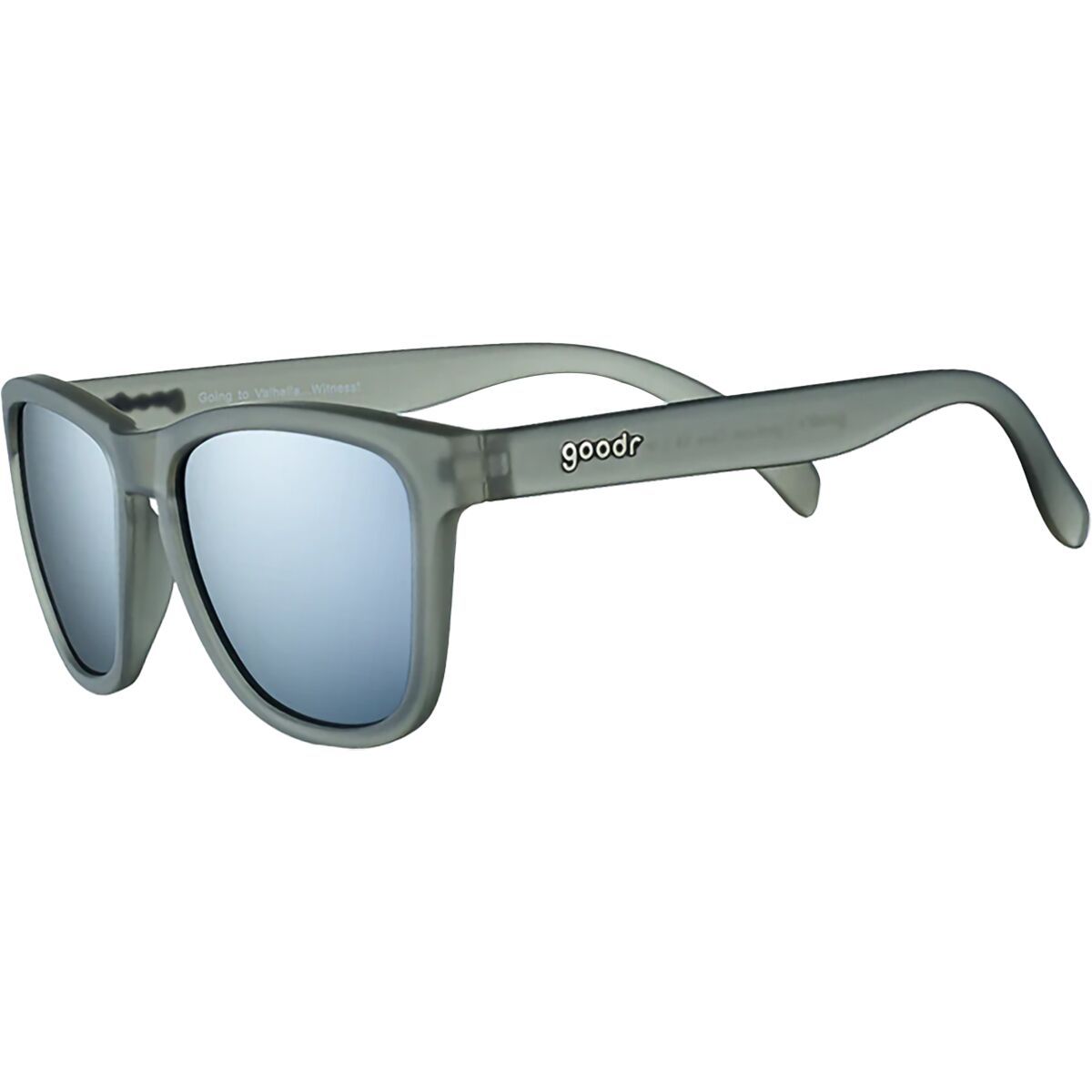 Image of Goodr OG Polarized Sunglasses Going To Valhalla... Witness!/Gray, One Size