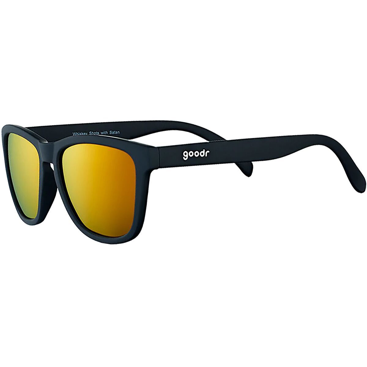 Image of Goodr OG Polarized Sunglasses Whiskey Shots with Satan, One Size