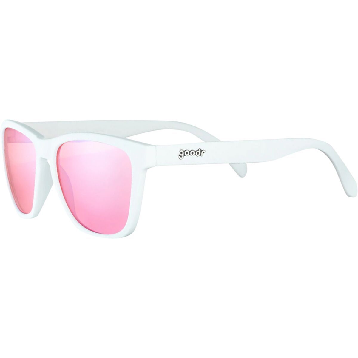 Image of Goodr OG/Golf Polarized Sunglasses Au Revoir, Gopher/White/Rose Golf Lens, One Size
