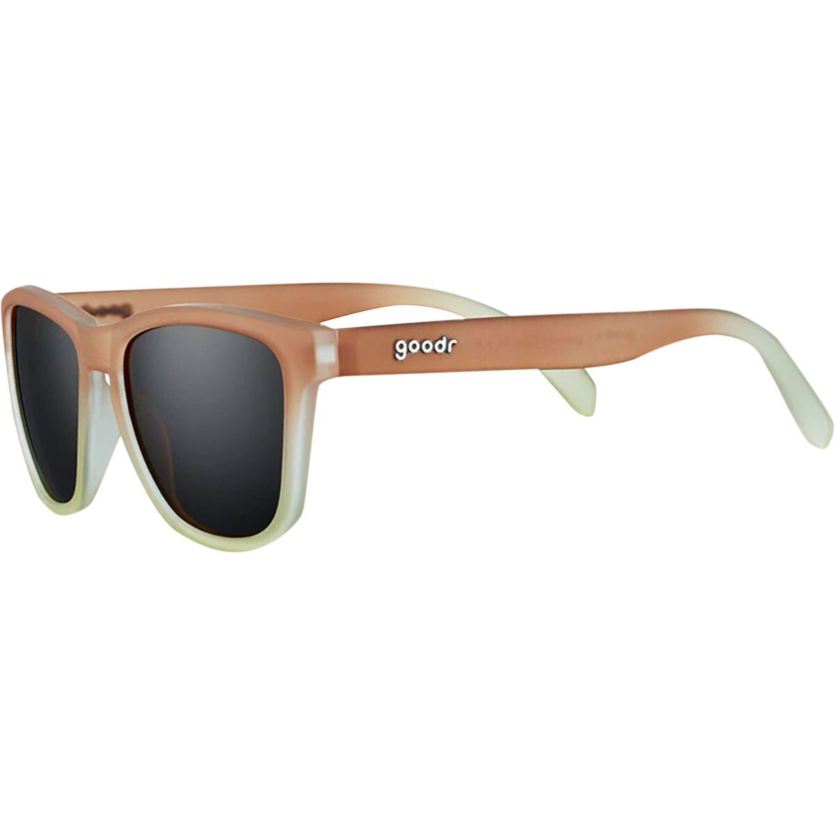 Image of Goodr OG/Golf Polarized Sunglasses Three Parts Tee/Orange, One Size