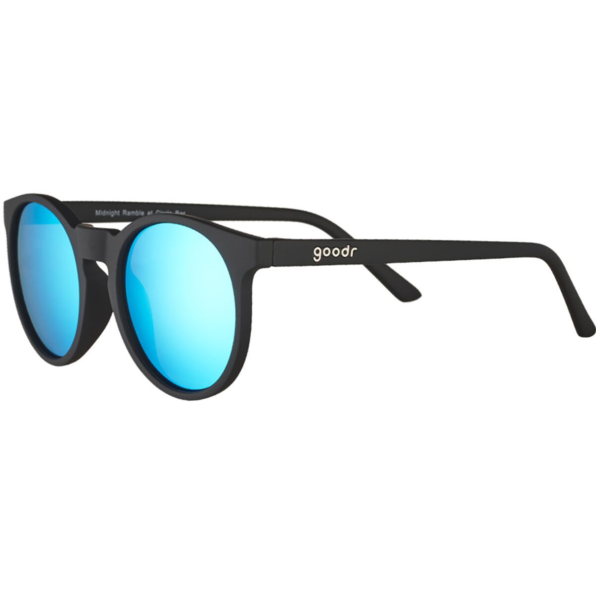 Image of Goodr Circle Gs Polarized Sunglasses Midnight Ramble at Circle Bar, One Size