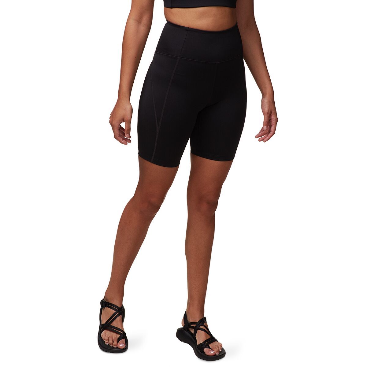 Girlfriend Collective High Rise Bike Short - Women's Black, XL