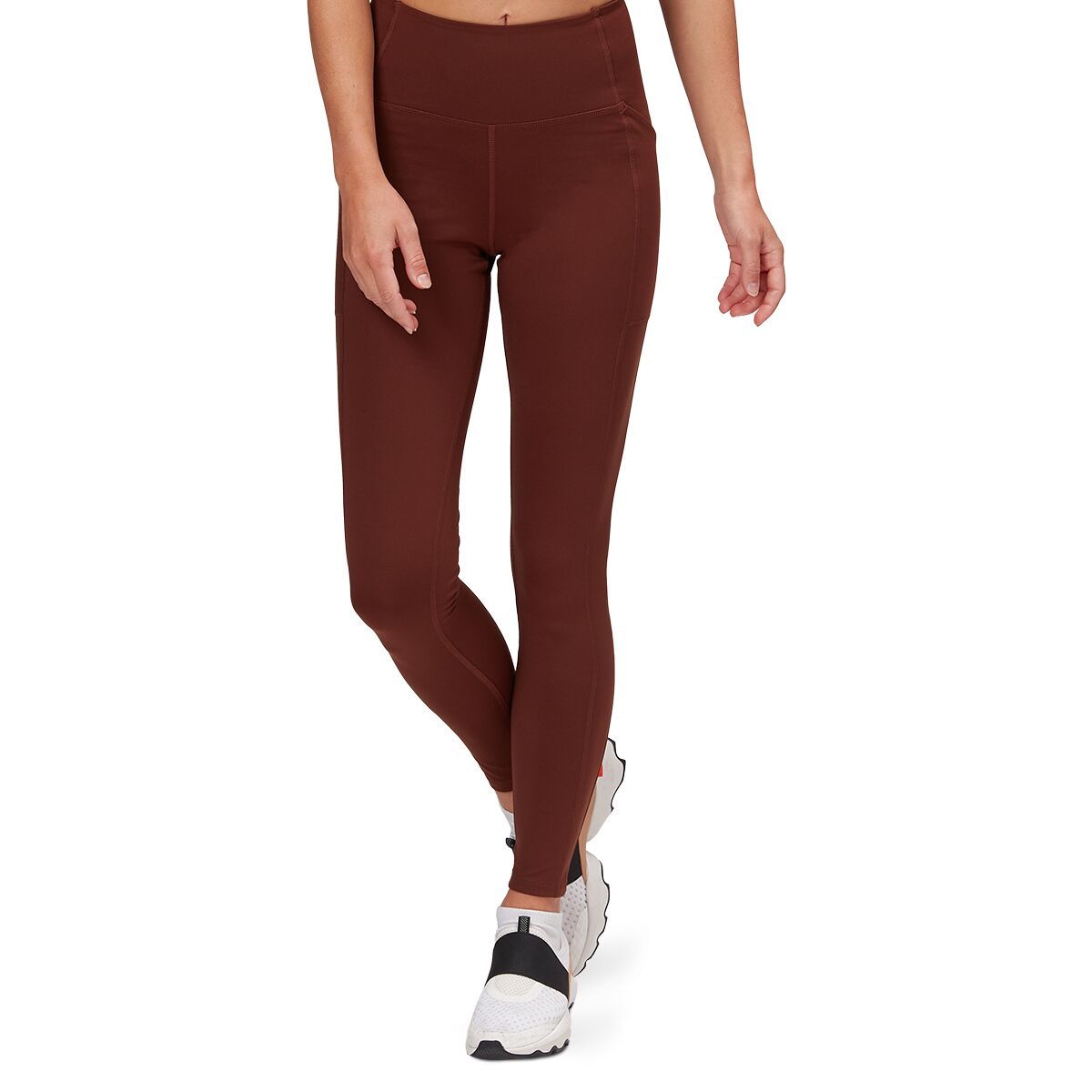 Girlfriend Collective Girlfriend Collective High Rise Pocket Legging - Women's Earth, M