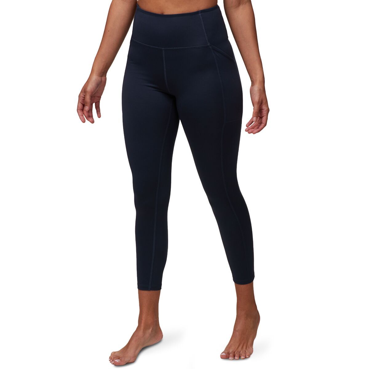 Girlfriend Collective Girlfriend Collective High Rise Pocket Legging - Women's Midnight, L