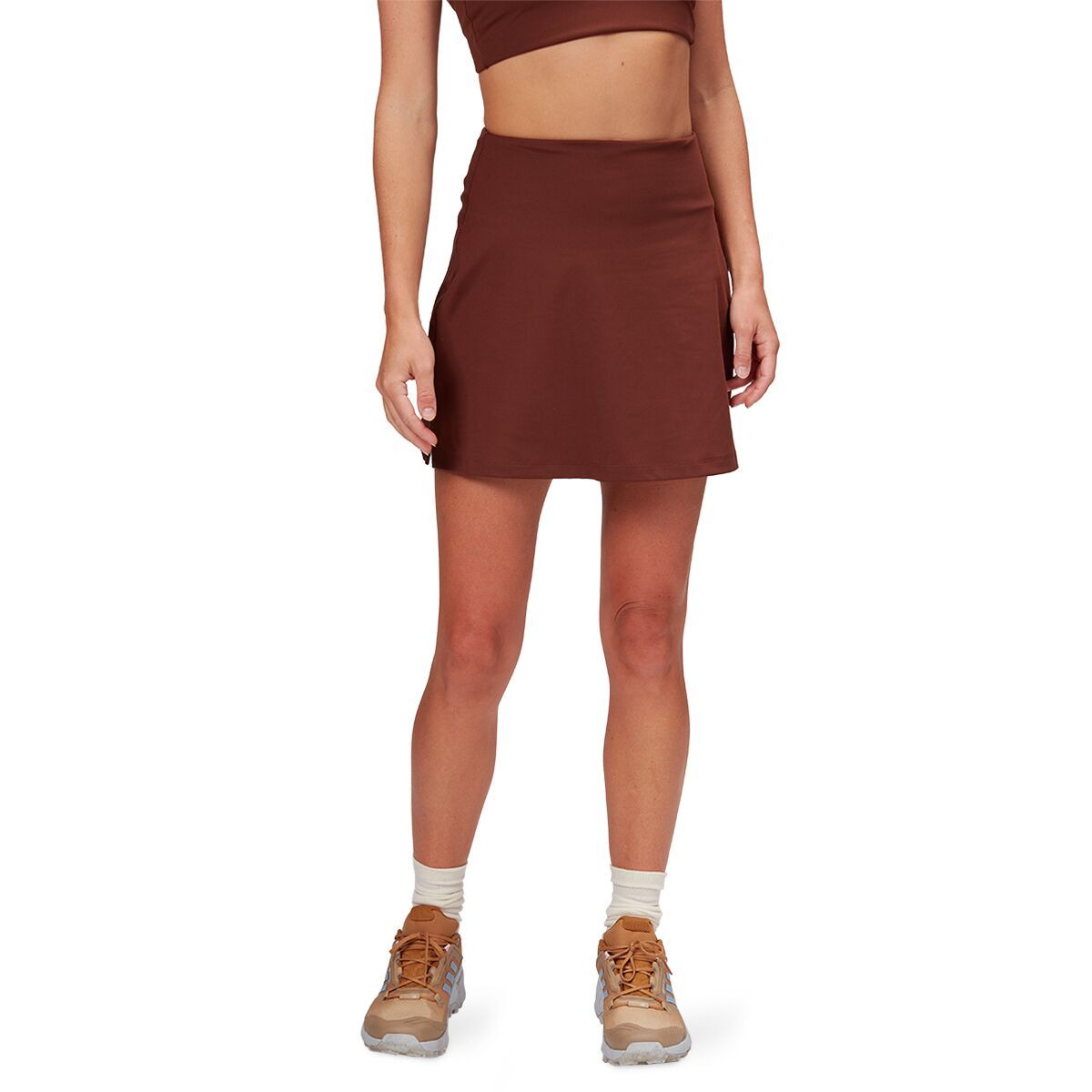 Girlfriend Collective High-Rise Skort - Women's Earth, XXL