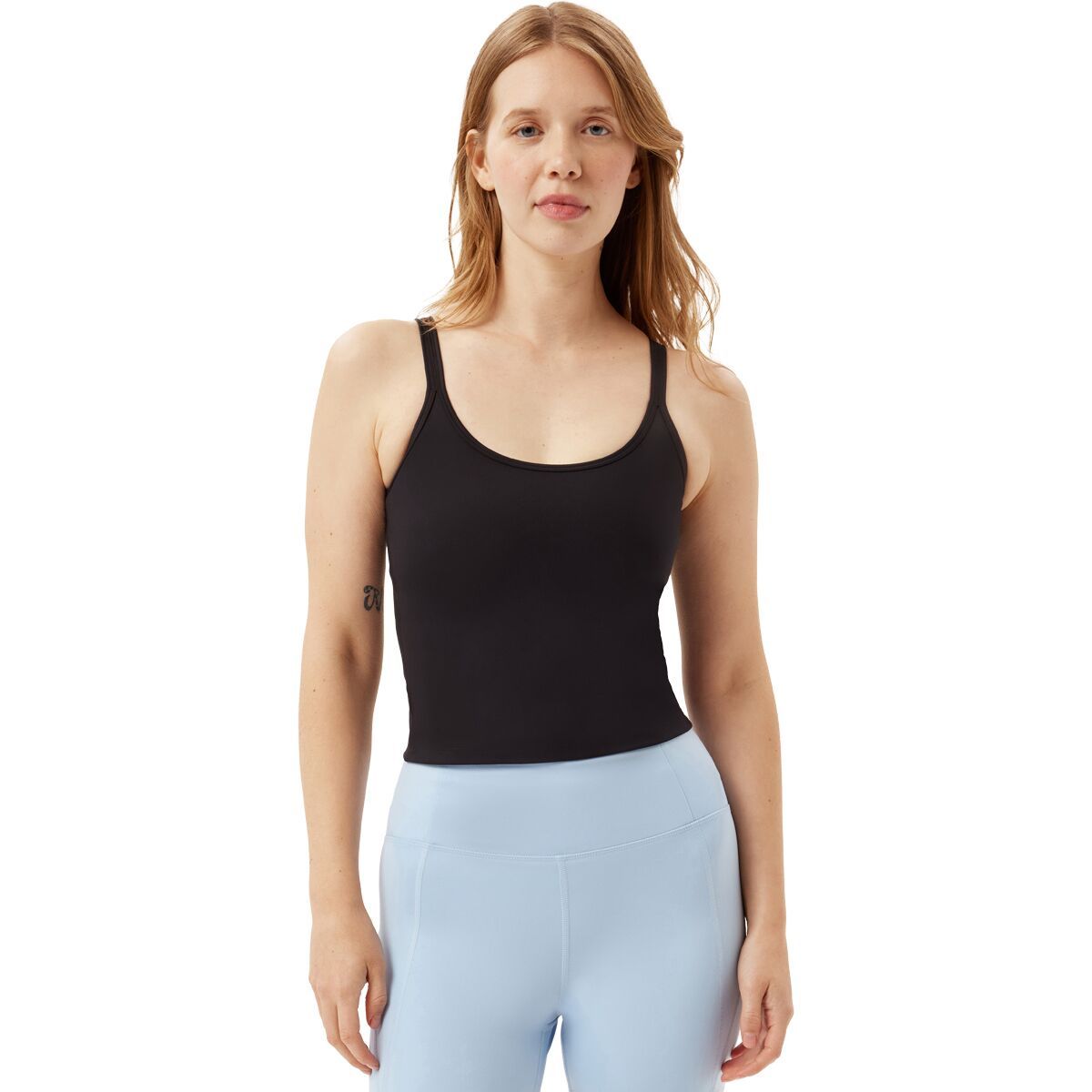 Girlfriend Collective Gemma Scoop Tank - Women's Black, XXL