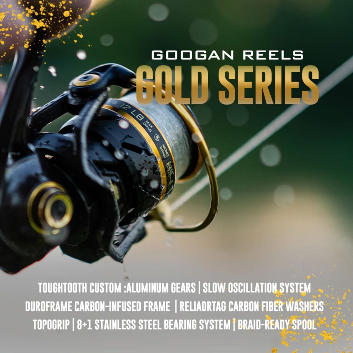 Googan Squad Gold Series Spinning Reel - Fishing