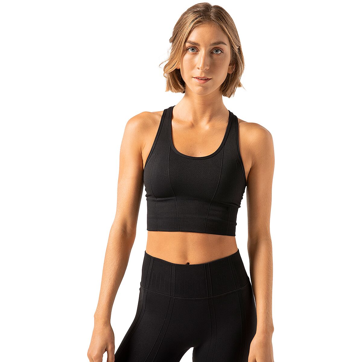 Ghost Flower Earth Gratitude Seamless Long Crop Top - Women's product image