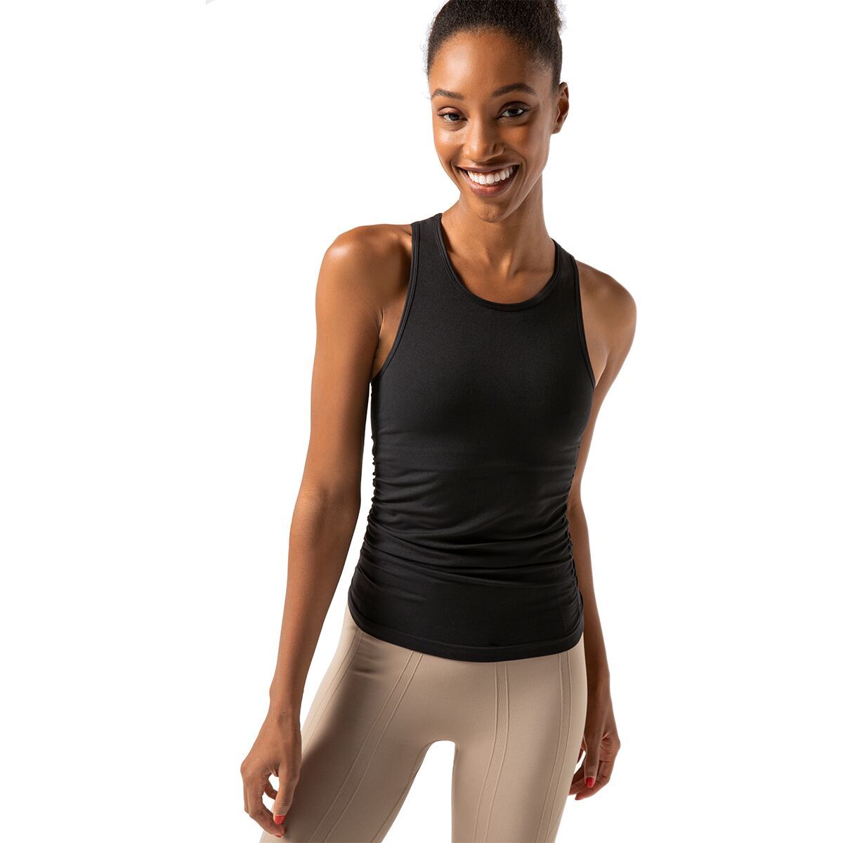 high neck fitness tank