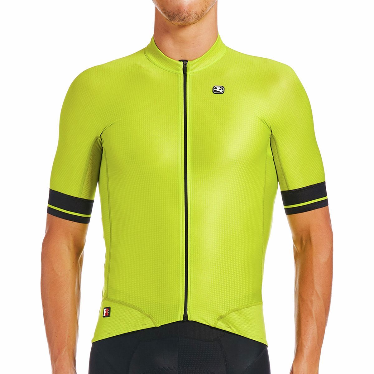 Giordana FR-C Pro Short-Sleeve Jersey - Men's Lime Punch/Black, S