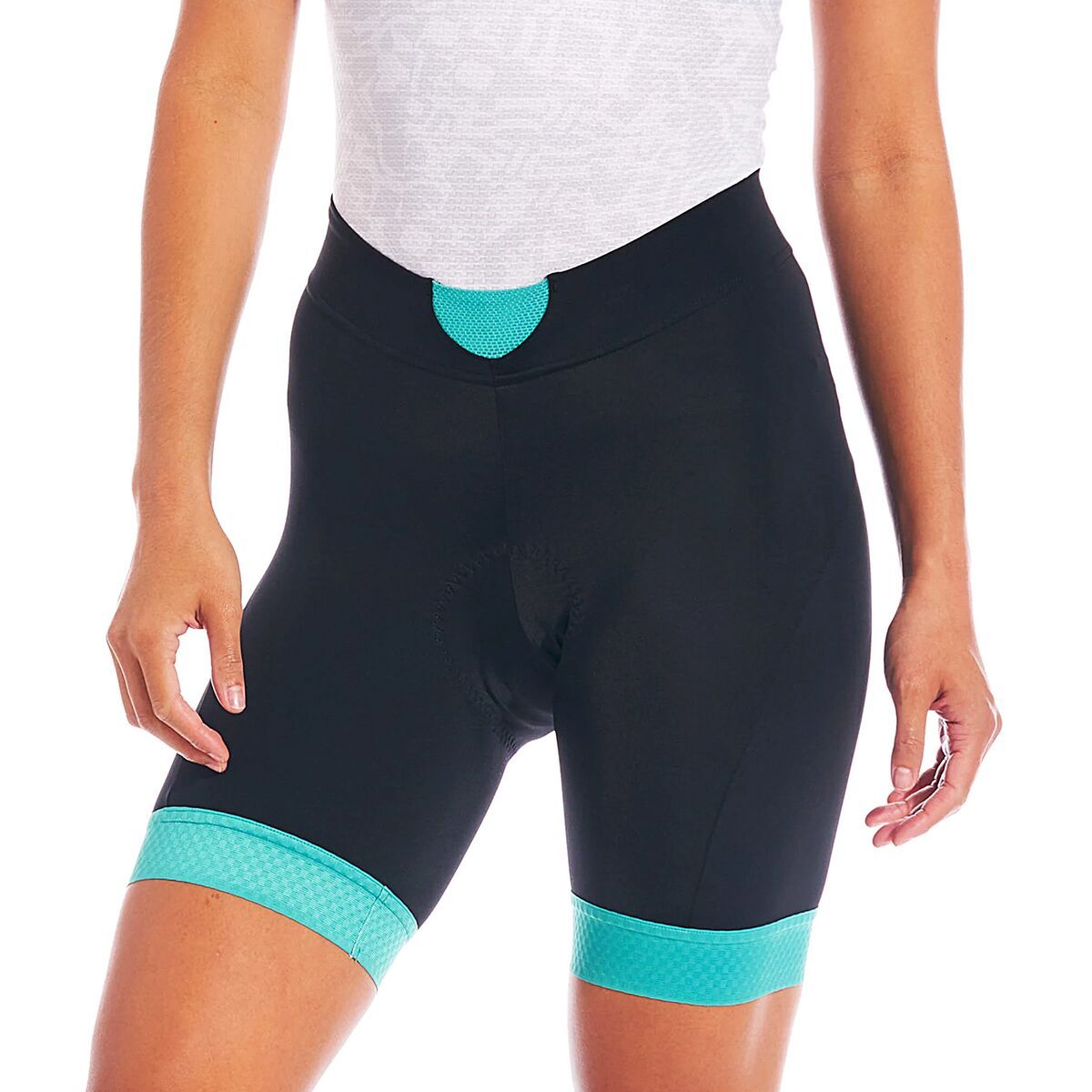 Giordana SilverLine Short - Women's Black/Sea Green, S
