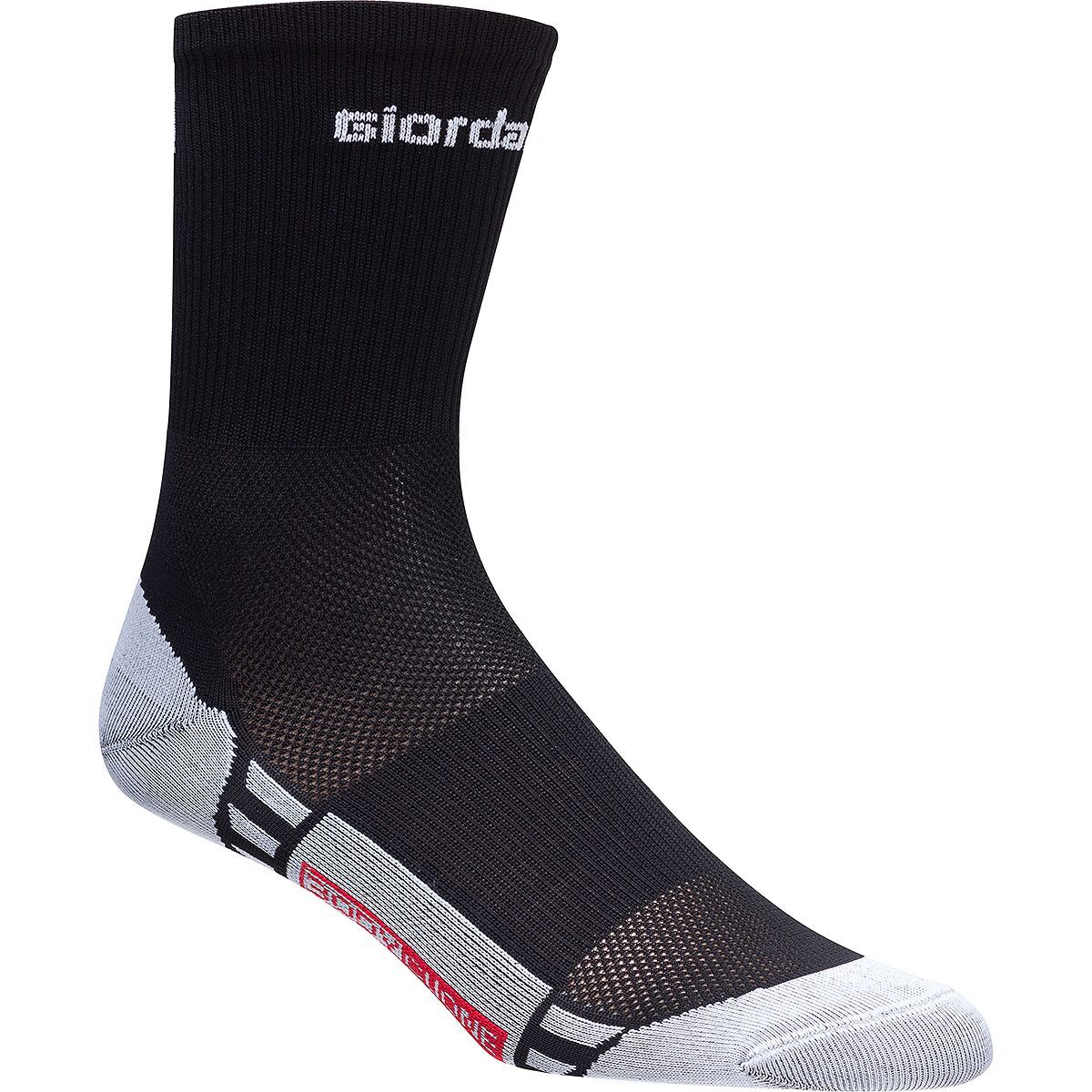 Giordana FR-C Tall Cuff Socks Black/White Accents, XL