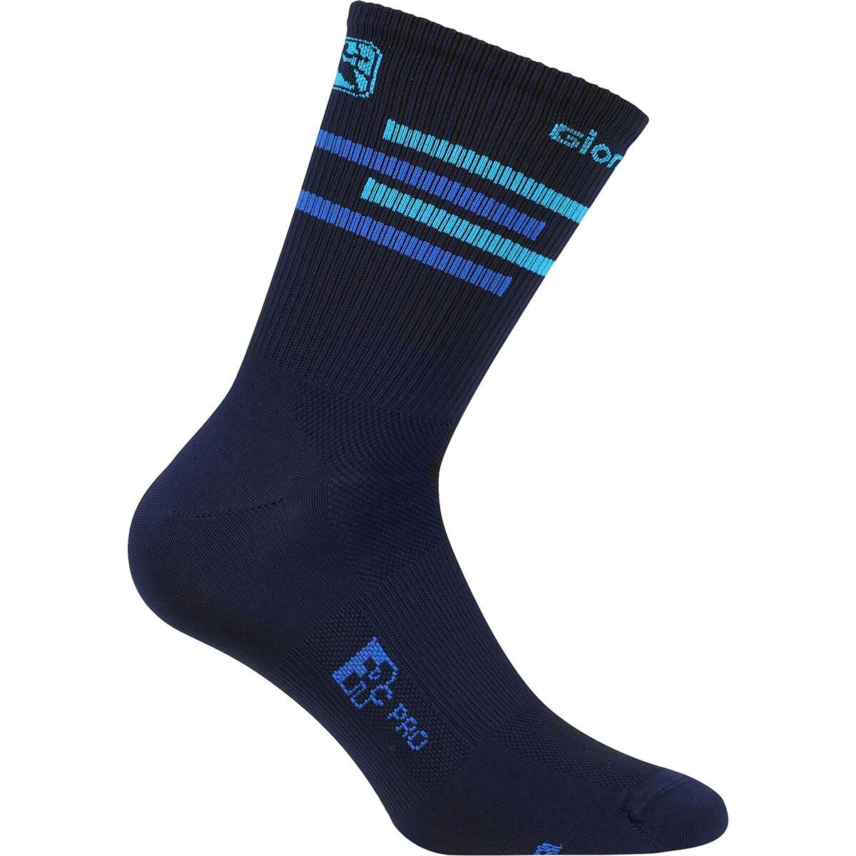 Giordana FR-C Tall Cuff Socks Midnight Blue/Light Blue, S/37-40