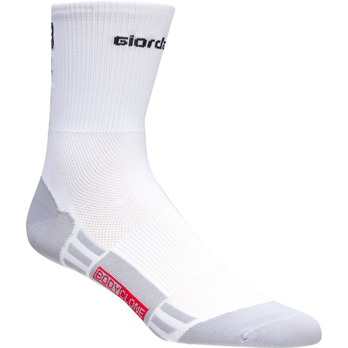 Giordana FR-C Tall Cuff Socks White/Black Accents, L