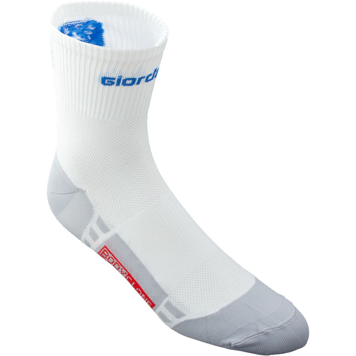 Giordana FR-C Mid Cuff Sock White/Blue, M