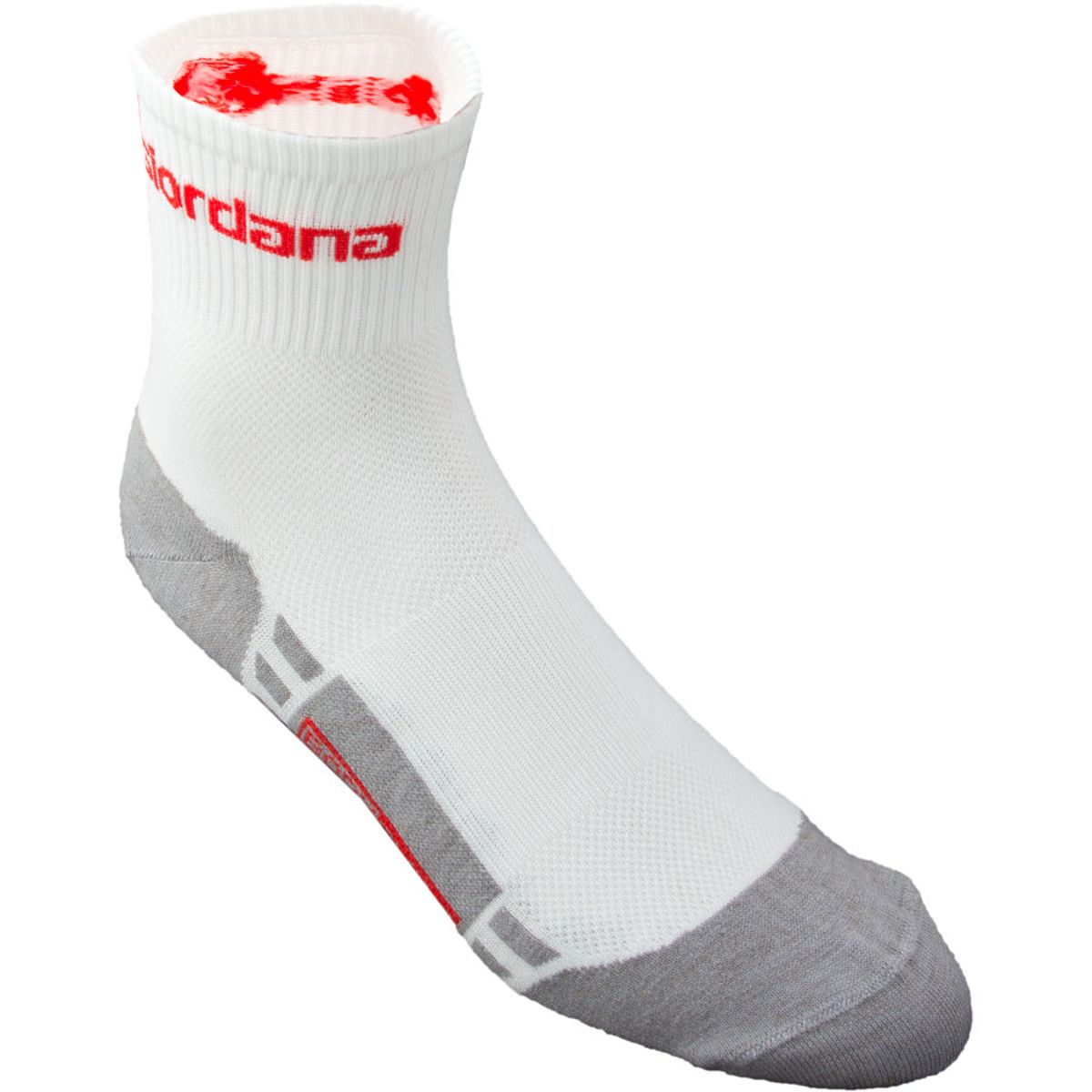 Giordana FR-C Mid Cuff Sock White/Red, M