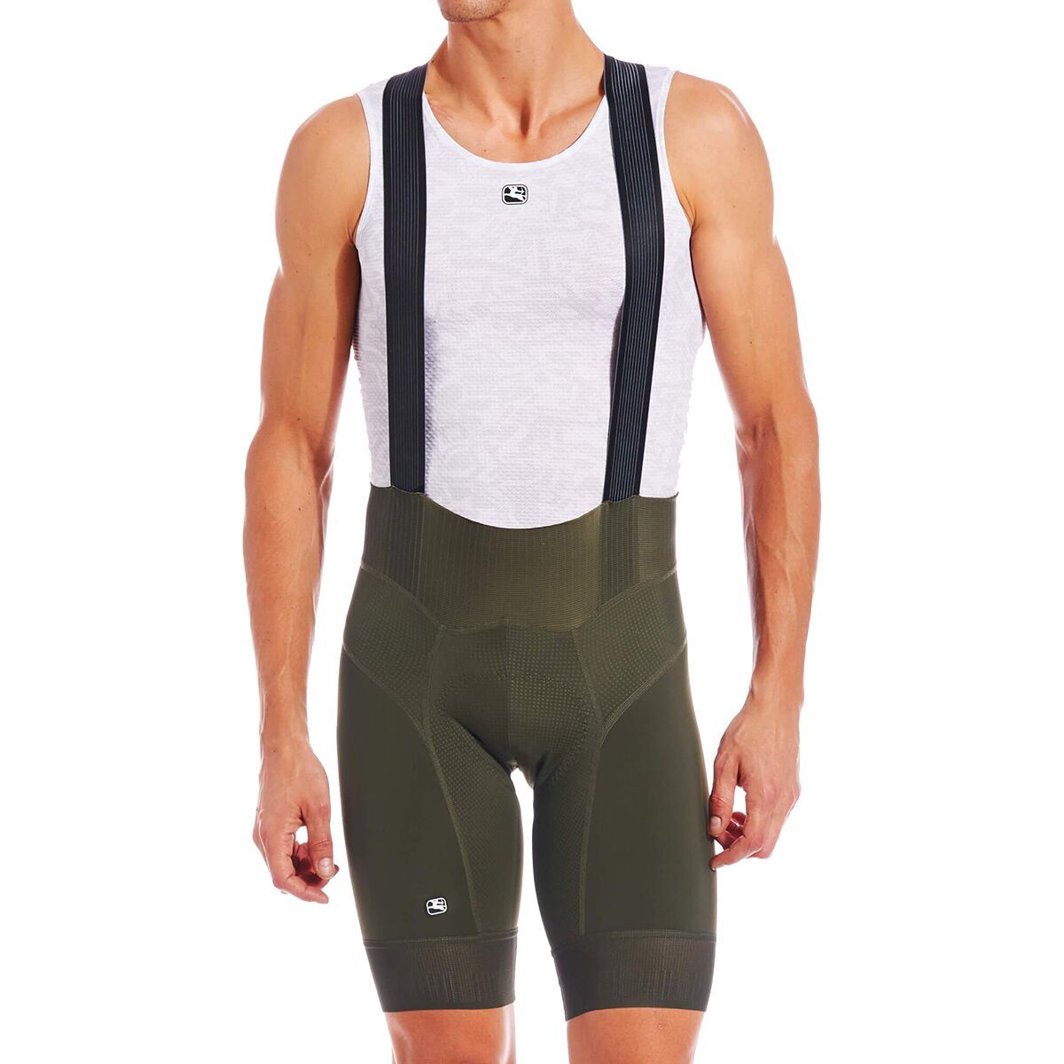 Giordana FR-C Pro Bib Short - Men's Olive Green, XS