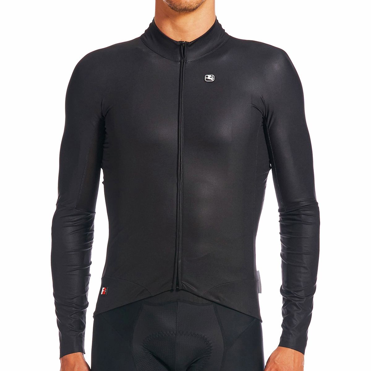 Giordana FR-C Pro Lightweight UPF 50+ Long-Sleeve Jersey - Men's Black, 3XL