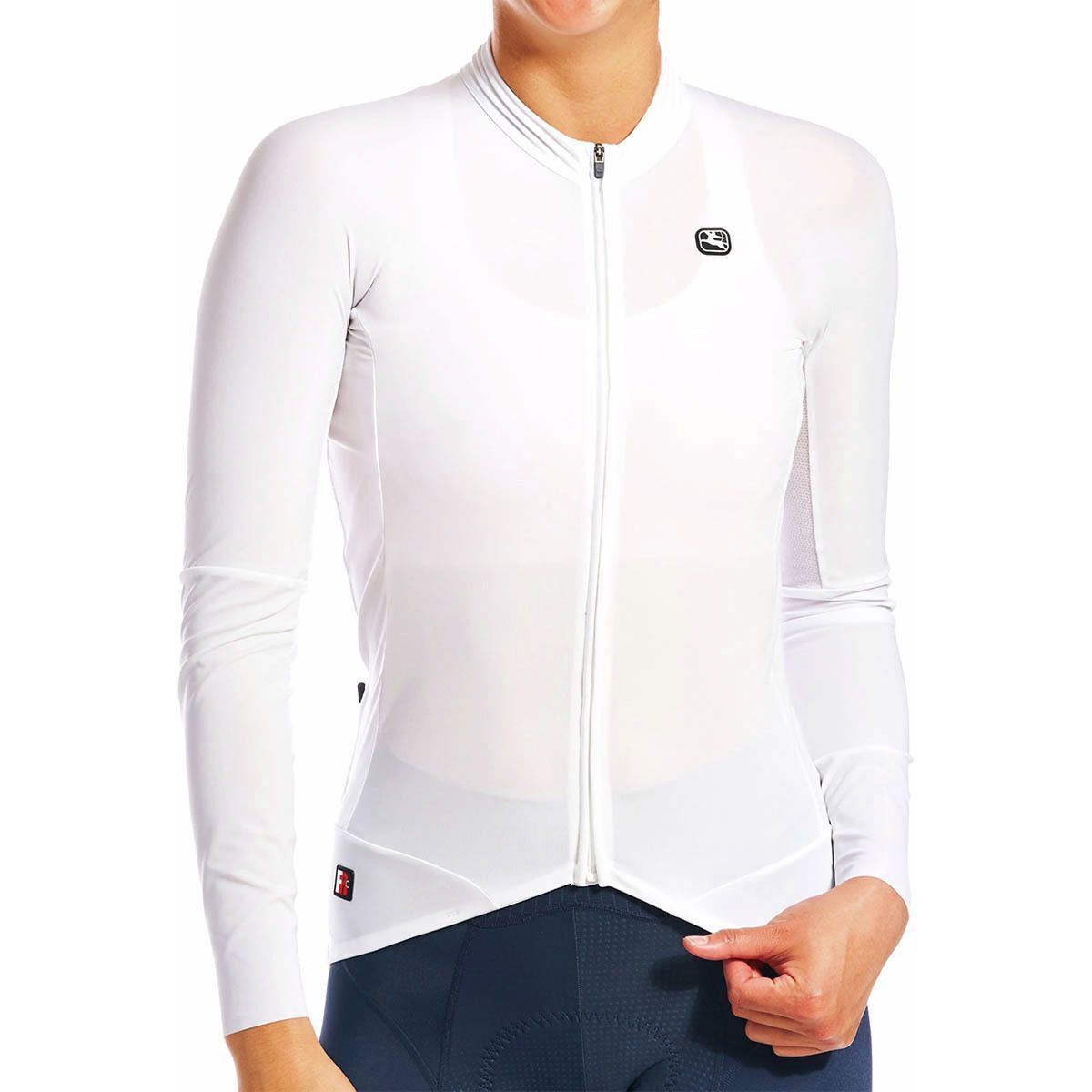 Image of Giordana FR-C Pro Lightweight UPF 50+ Long-Sleeve Jersey - Women's White, M