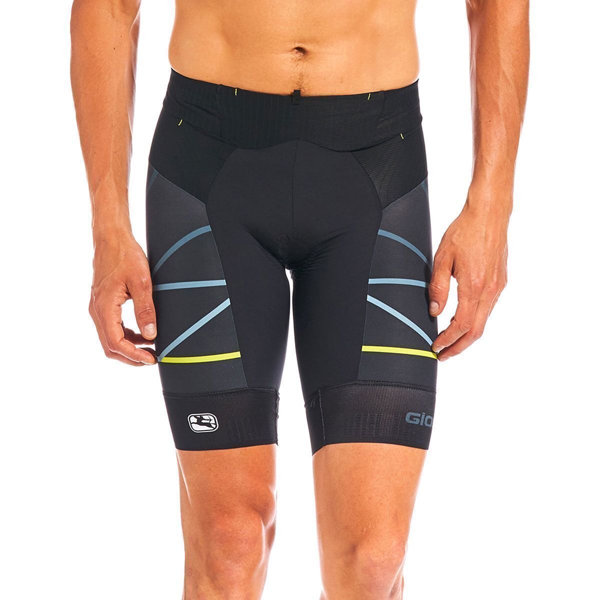 Giordana FR-C Pro TRI Short - Men's Lime Punch/Black, M