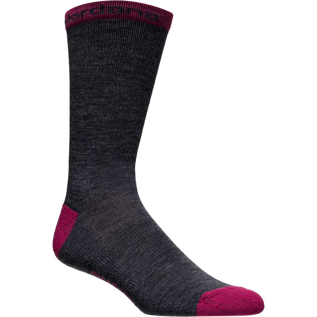 Giordana Merino Wool Tall Socks Grey/Pink, M/41-44