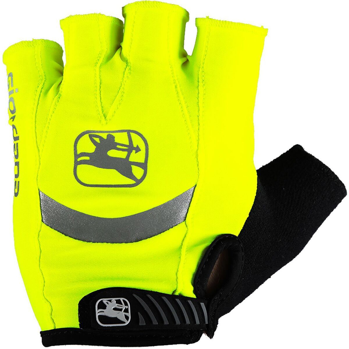 Giordana Strada Gel Glove - Men's Fluo Yellow, L