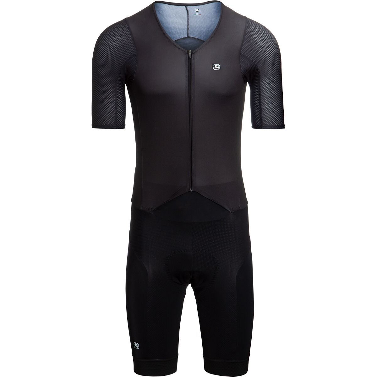 Giordana Silverline Men Short-Sleeve Doppio Suit - Men's Black, M