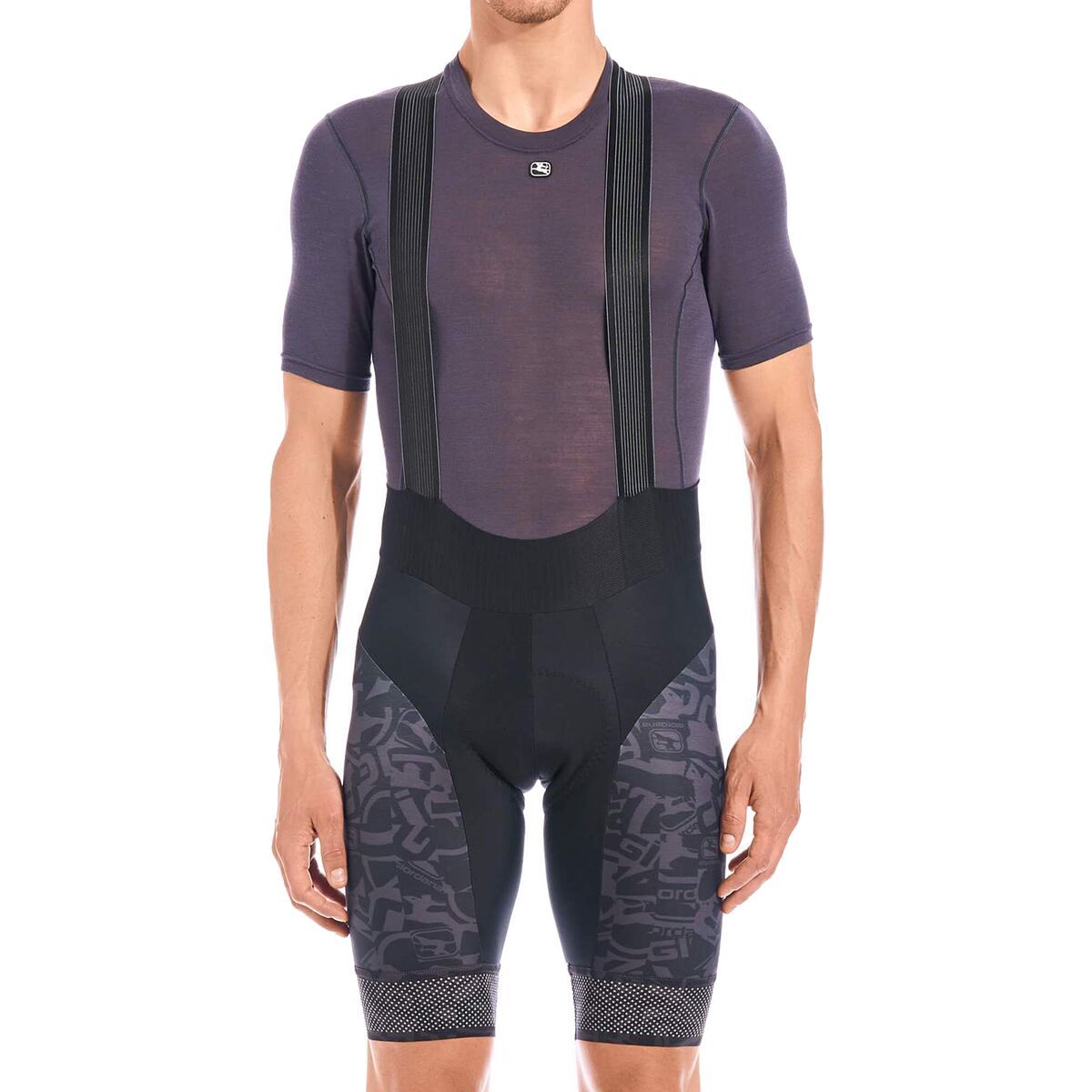 Image of Giordana FR-C Pro Thermal Bib Short - Men's Black/Grey, XXL