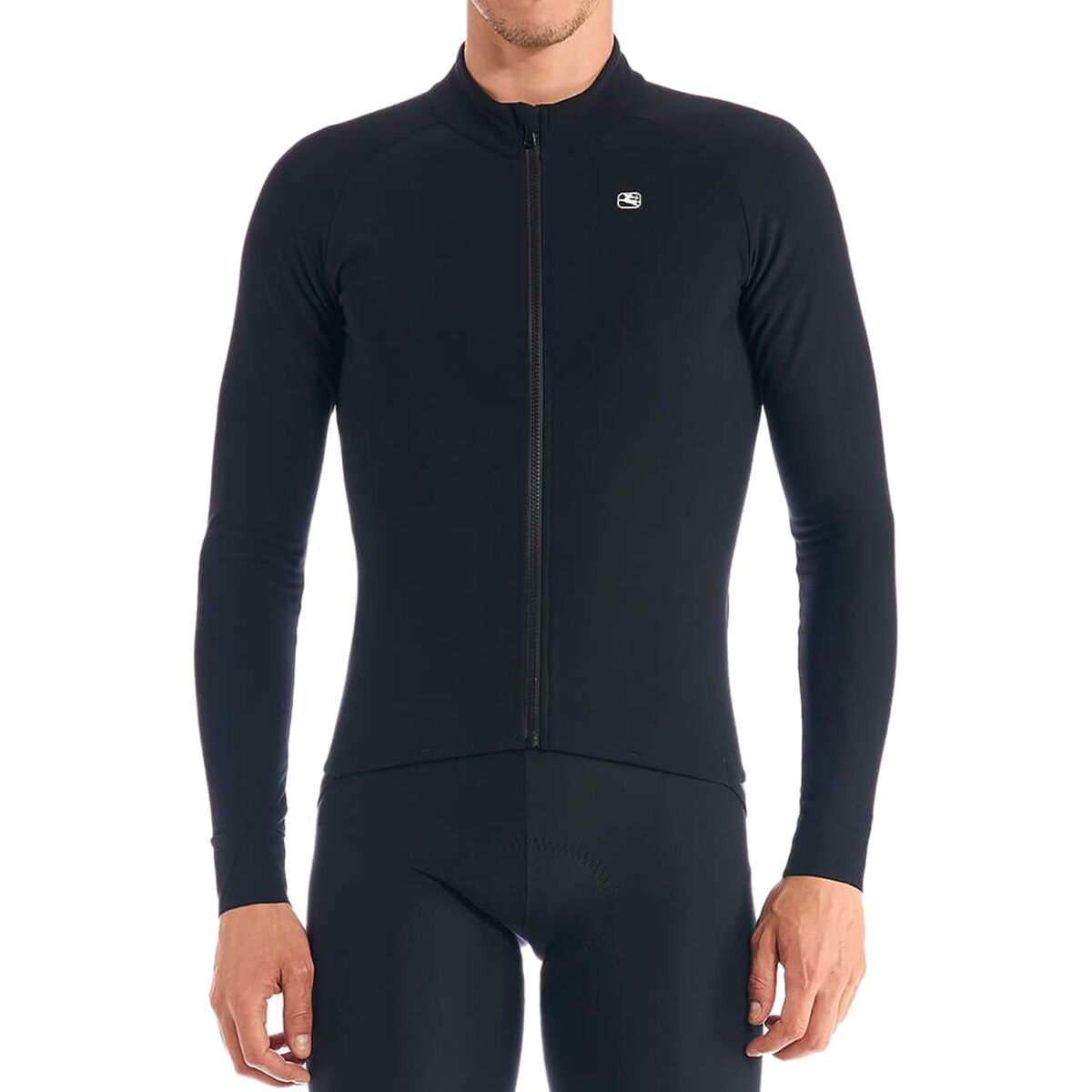 Image of Giordana G-Shield Thermal Long-Sleeve Jersey - Men's Black, XL