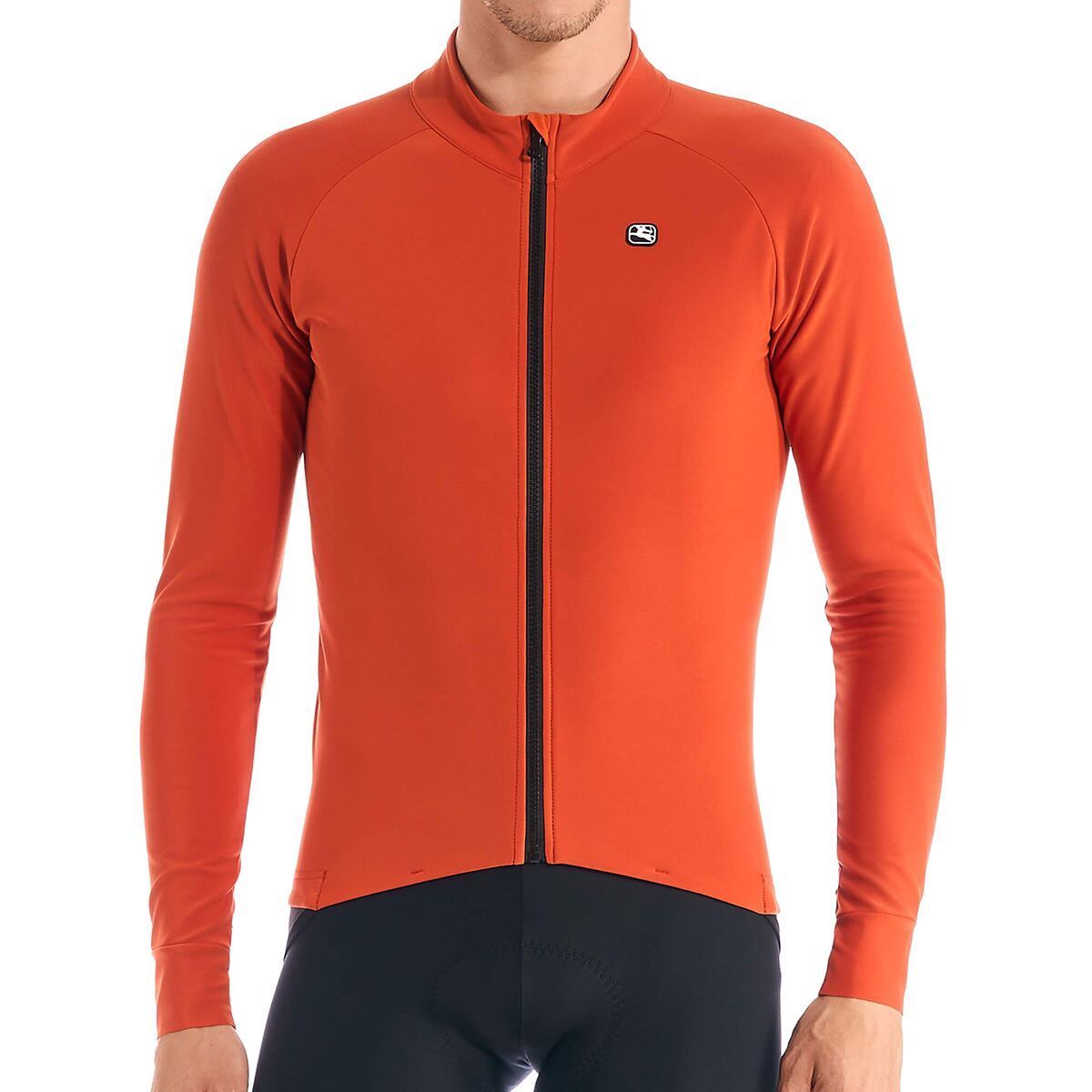 Giordana G-Shield Thermal Long-Sleeve Jersey - Men's Orange, XS
