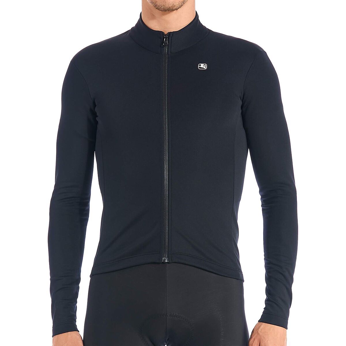 Image of Giordana Silverline Thermal Long-Sleeve Jersey - Men's Black, L