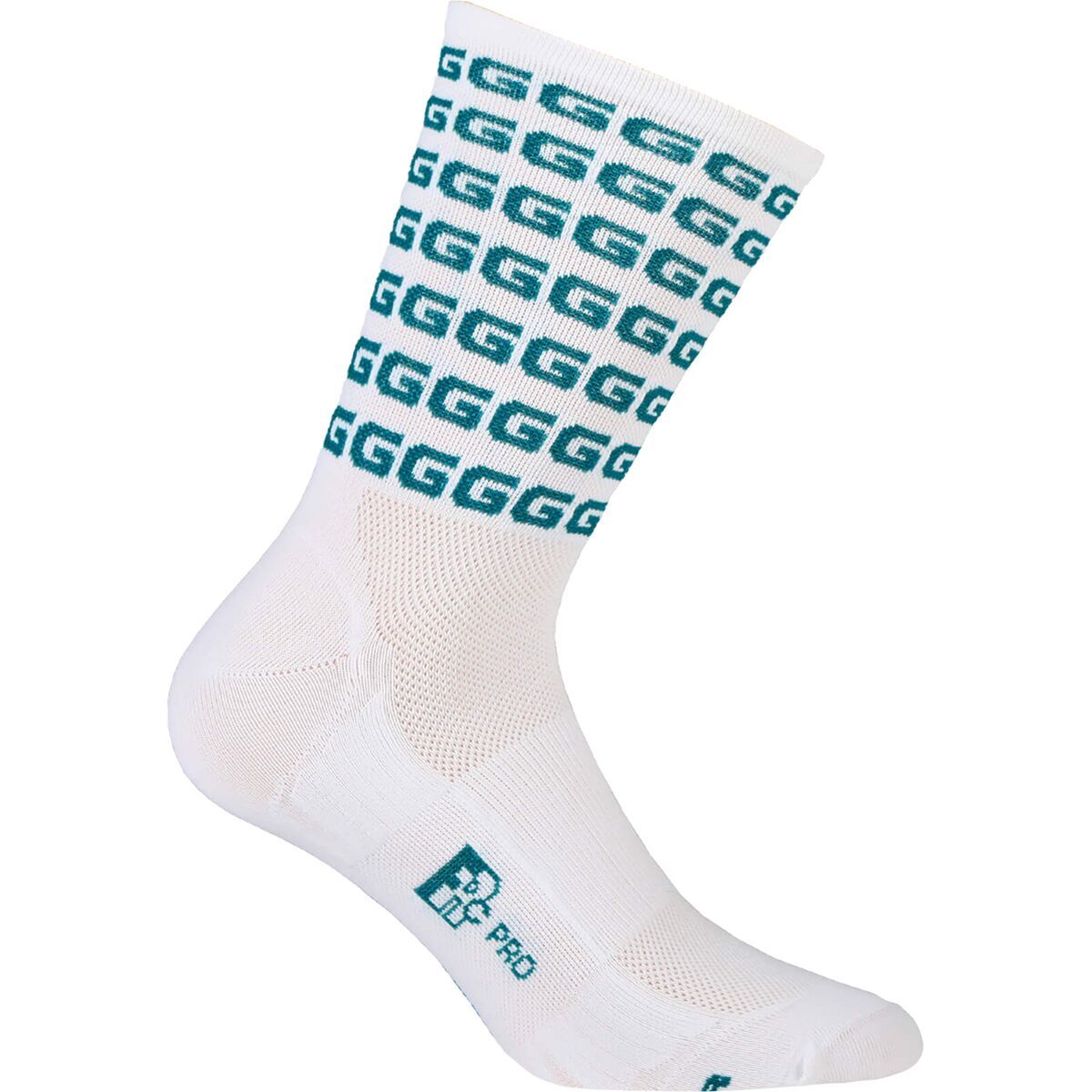 Giordana FR-C Pro G Tall Cuff Sock White/Petrol, 45-48